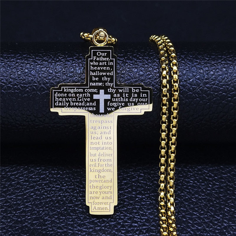 Cross Necklace with Simulated Diamonds | Vansweden Jewelers