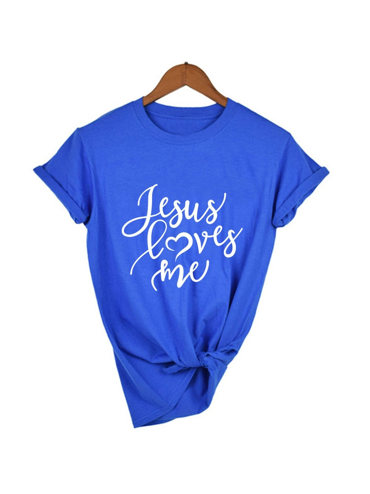 Christian t Shirts I Jesus Loves Me T-Shirt I Christian Clothing 