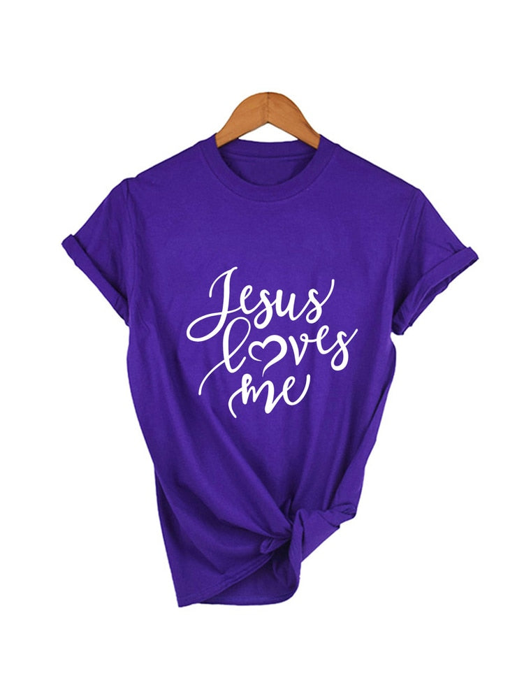 Christian t Shirts I Jesus Loves Me T-Shirt I Christian Clothing 